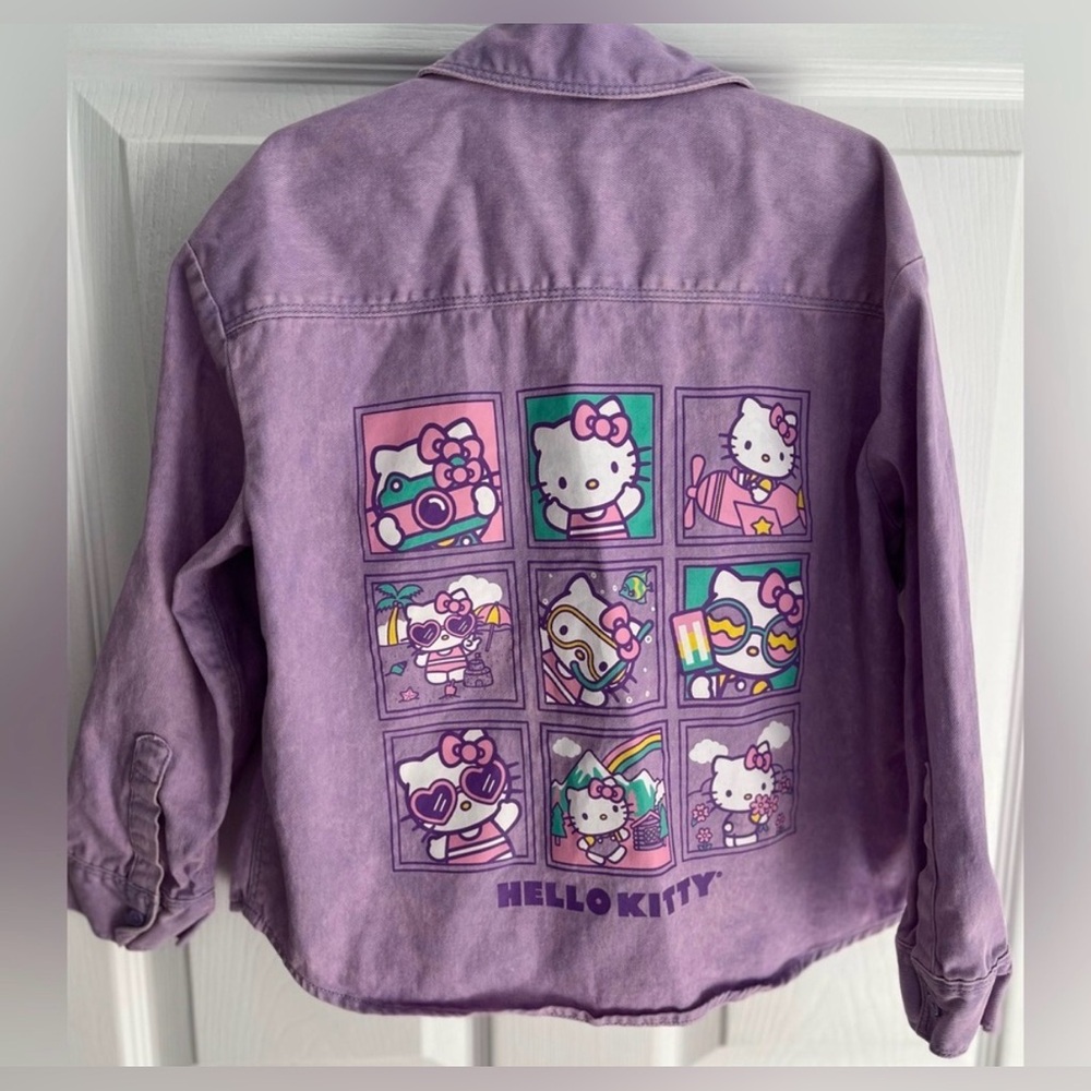 Hello Kitty Girls Button Up, Size 6 NWOT